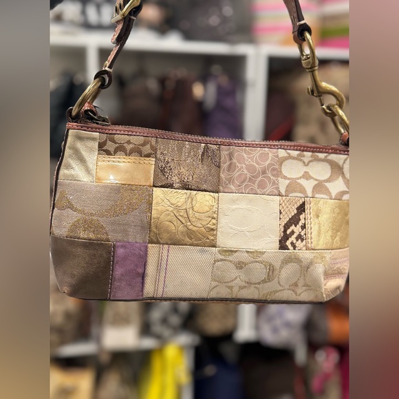 Coach Patchwork Mini Demi Bag #10000 - Picture 2 of 7